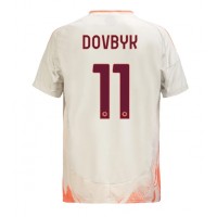 Camiseta AS Roma Artem Dovbyk #11 Visitante Equipación 2024-25 manga corta